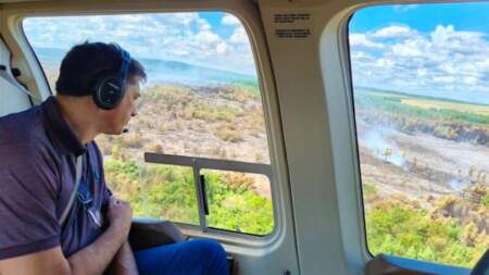 Ecología continúa trabajando en el área afectada por el incendio en Posadas imagen-11