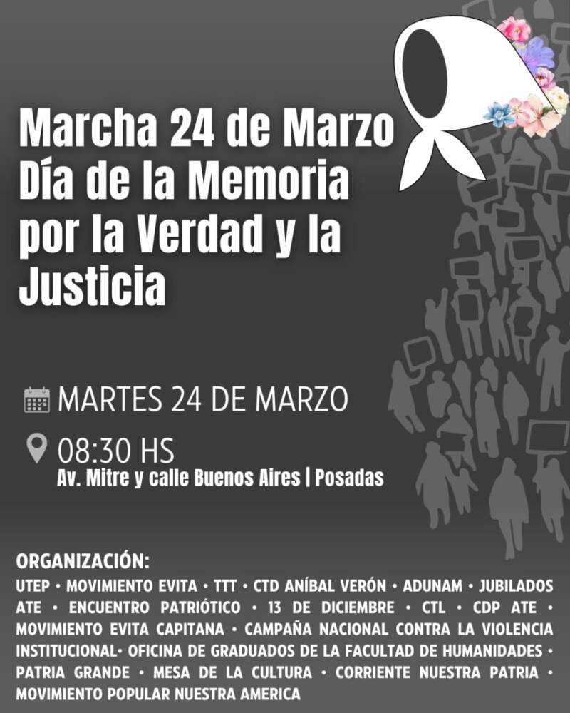 Movilización de organizaciones por calles de Posadas a 50 años del Golpe cívico-militar imagen-2