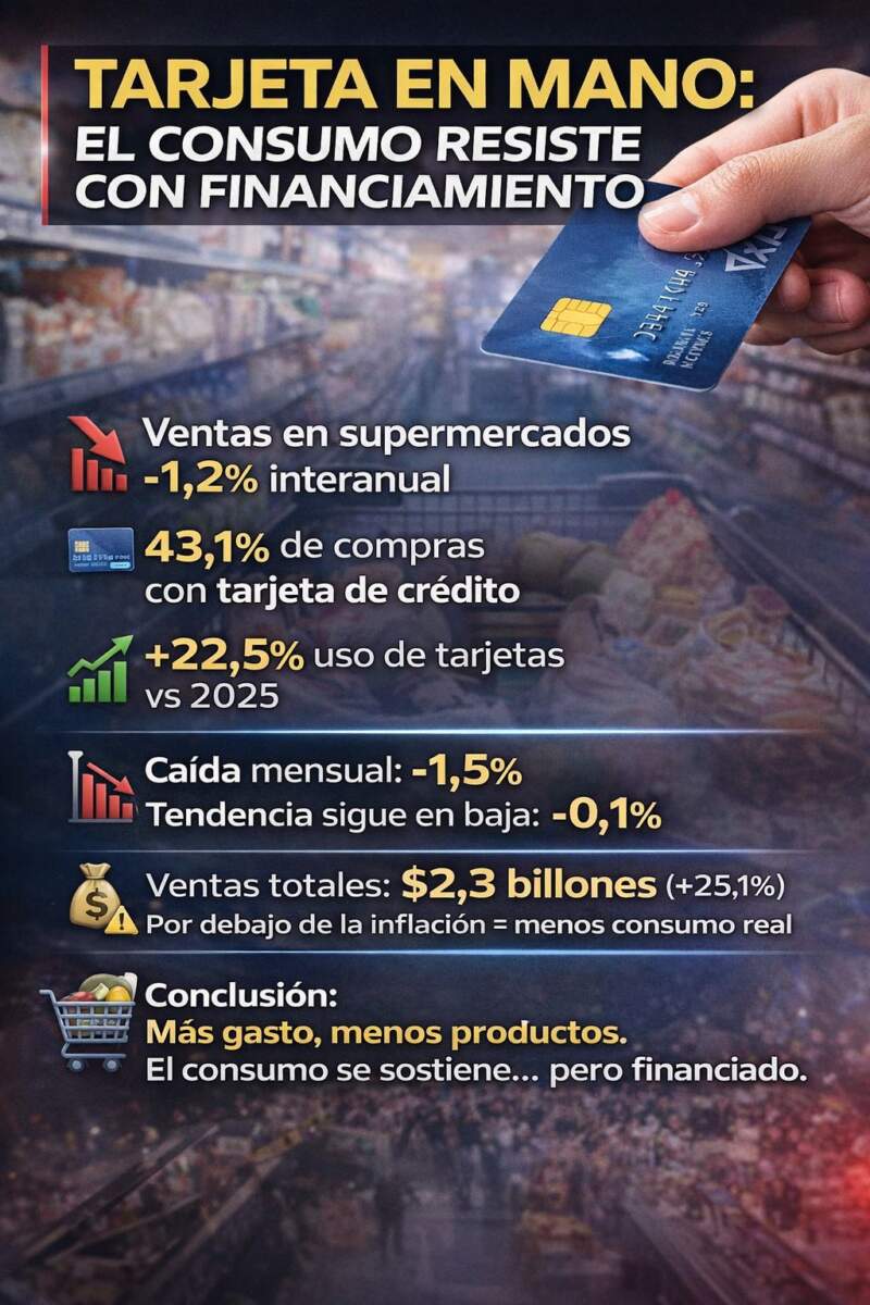 Consumo en rojo: más tarjetas, menos compras reales imagen-2