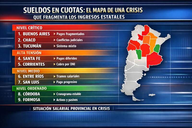 Salarios bajo presión: las provincias ajustan pagos y crece la incertidumbre imagen-8