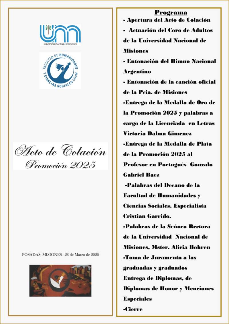 Más que una colación: la UNaM convirtió su acto en una defensa abierta de la universidad pública imagen-4