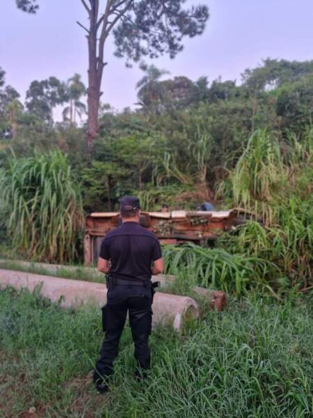 Manejaba alcoholizado en San Vicente, despistó en la Ruta 14 y terminó internado imagen-5