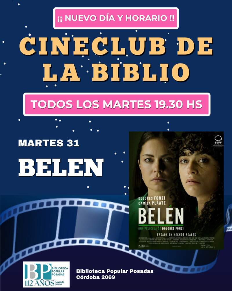 Con la proyección de "Belén", el Cineclub de la Biblioteca Posadas inicia su temporada 2026 con nueva programación imagen-2