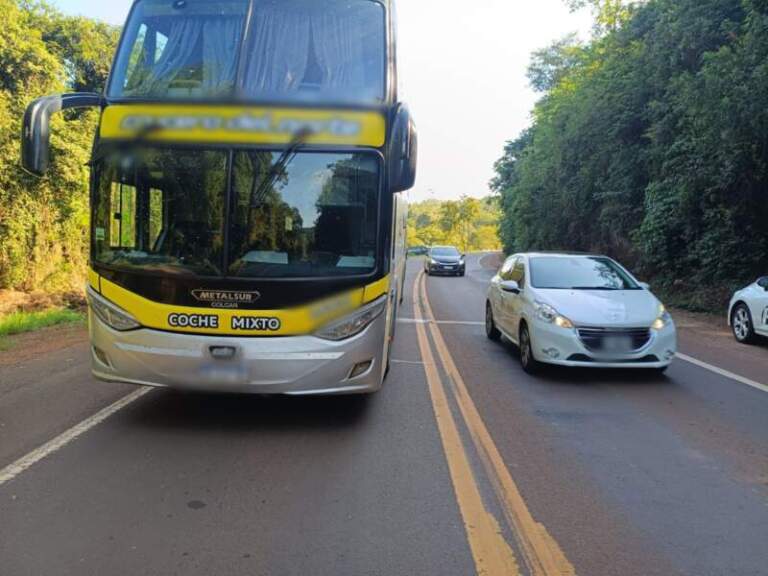 Puerto Piray: la Ruta Nacional 12 está obstruida por un ómnibus averiado Puerto Piray: la Ruta Nacional 12 está obstruida por un ómnibus averiado imagen-17