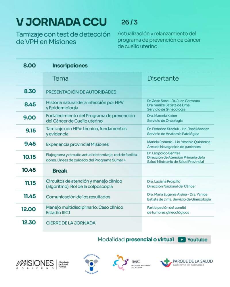 El Parque de la Salud impulsa jornadas científicas con estrategias clave para detectar a tiempo el cáncer de cérvix 3 El Parque de la Salud impulsa jornadas científicas con estrategias clave para detectar a tiempo el cáncer de cérvix imagen-2