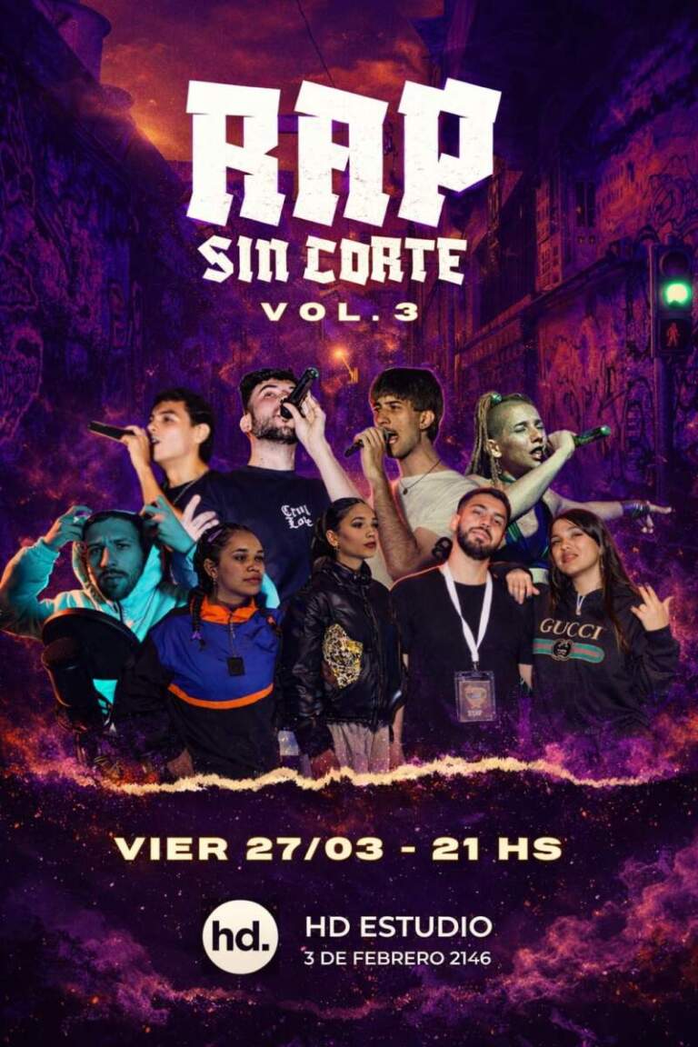El hip hop local toma impulso con una nueva edición de Rap Sin Corte y una grilla que mezcla música, freestyle y cultura urbana imagen-40