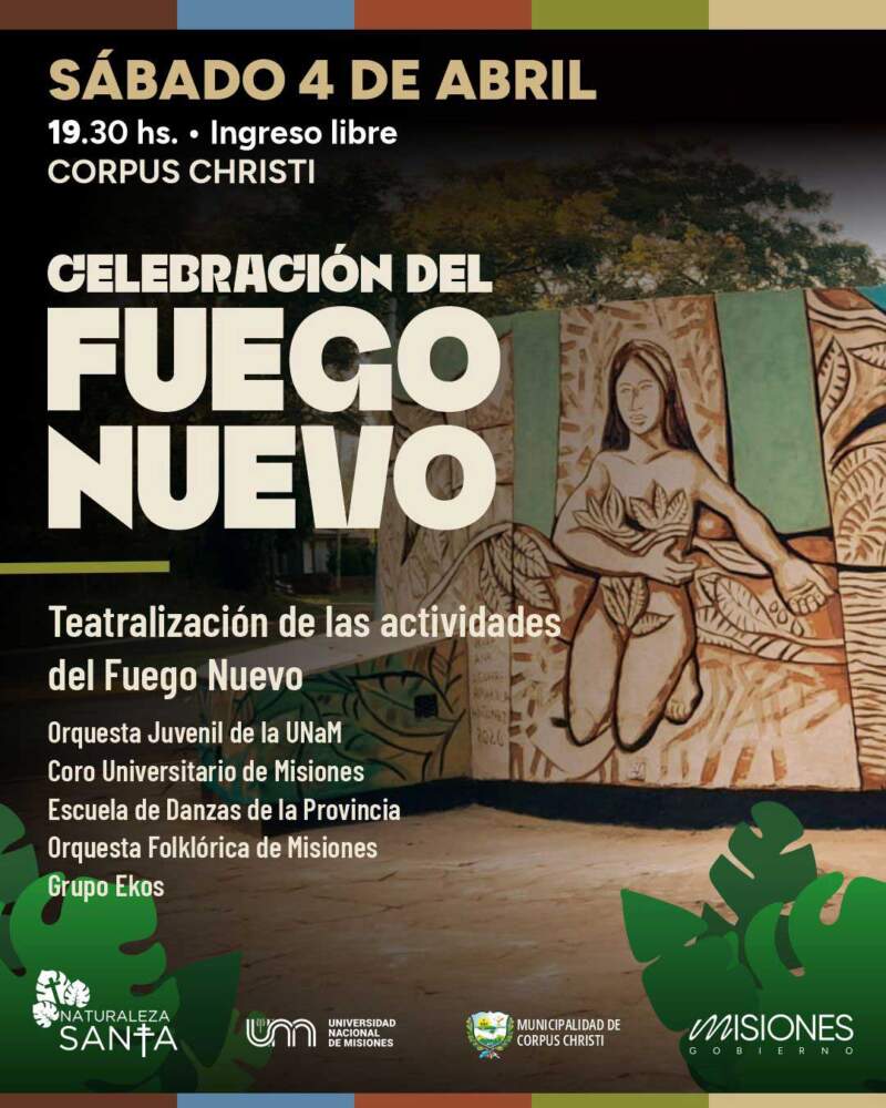 Corpus Christi revive la tradición del Fuego Nuevo con una experiencia inmersiva que combina historia, teatro y música en la selva misionera imagen-12