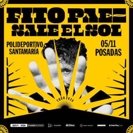 Fito Páez regresa a Posadas con el “Sale el Sol Tour 2026”, una gira que reinventa su historia musical imagen-11