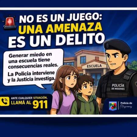 Recomendaciones de la Policía frente a amenazas en escuelas: "actuar con responsabilidad" imagen-4