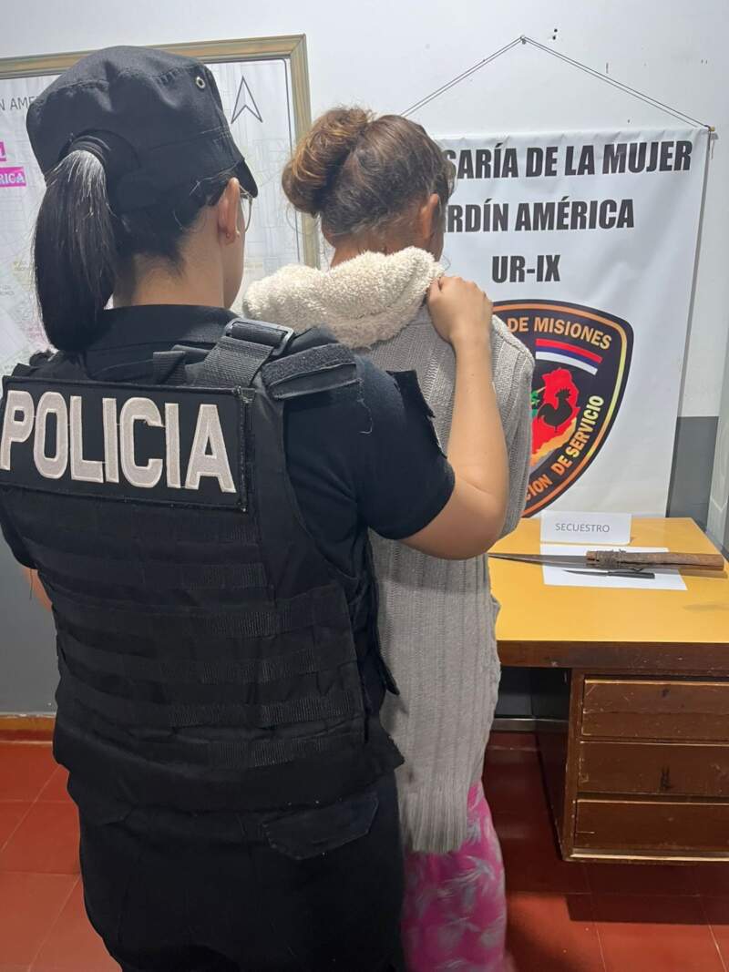 Jardín América: Detuvieron a una mujer por apuñalar a su pareja imagen-12