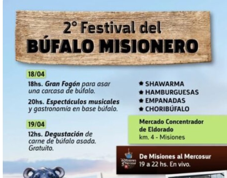 Sabores y tradición: el búfalo fue protagonista en Eldorado y la fiesta logró instalarse en el calendario provincial de eventos imagen-1