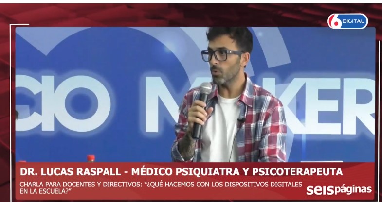“La violencia digital construye victimarios, la comunidad debe asumir su responsabilidad”, dijo el reconocido médico psiquiatra y psicoterapeuta Raspall en Posadas imagen-2