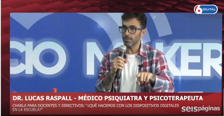 “La violencia digital construye victimarios, la comunidad debe asumir su responsabilidad”, dijo el reconocido médico psiquiatra y psicoterapeuta Raspall en Posadas imagen-4