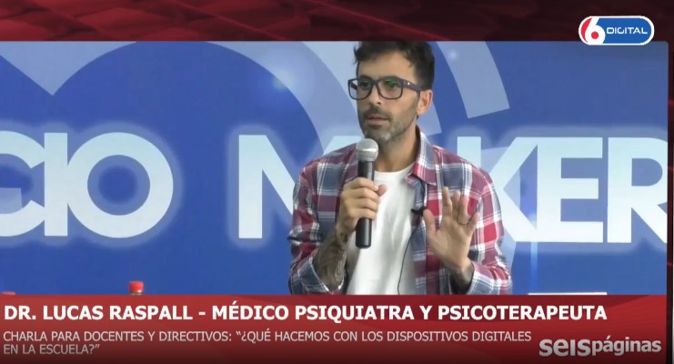 “La violencia digital construye victimarios, la comunidad debe asumir su responsabilidad”, dijo el reconocido médico psiquiatra y psicoterapeuta Raspall en Posadas imagen-8