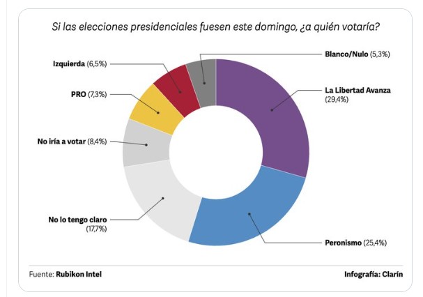 Encuesta nacional: ninguna fuerza política supera el 30% rumbo a 2027 imagen-22
