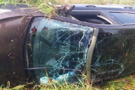 Santiago del Estero: una familia de Misiones resultó herida tras el vuelco del auto en la Ruta 89 imagen-5