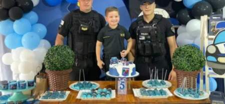 Benjamín cumplió 5 años y su sueño: celebrar con la Policía que tanto admira imagen-11