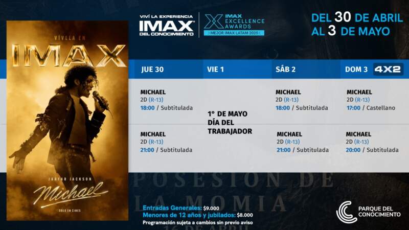 "Michael": su exitosa biopic continúa en el Imax del Conocimiento imagen-2