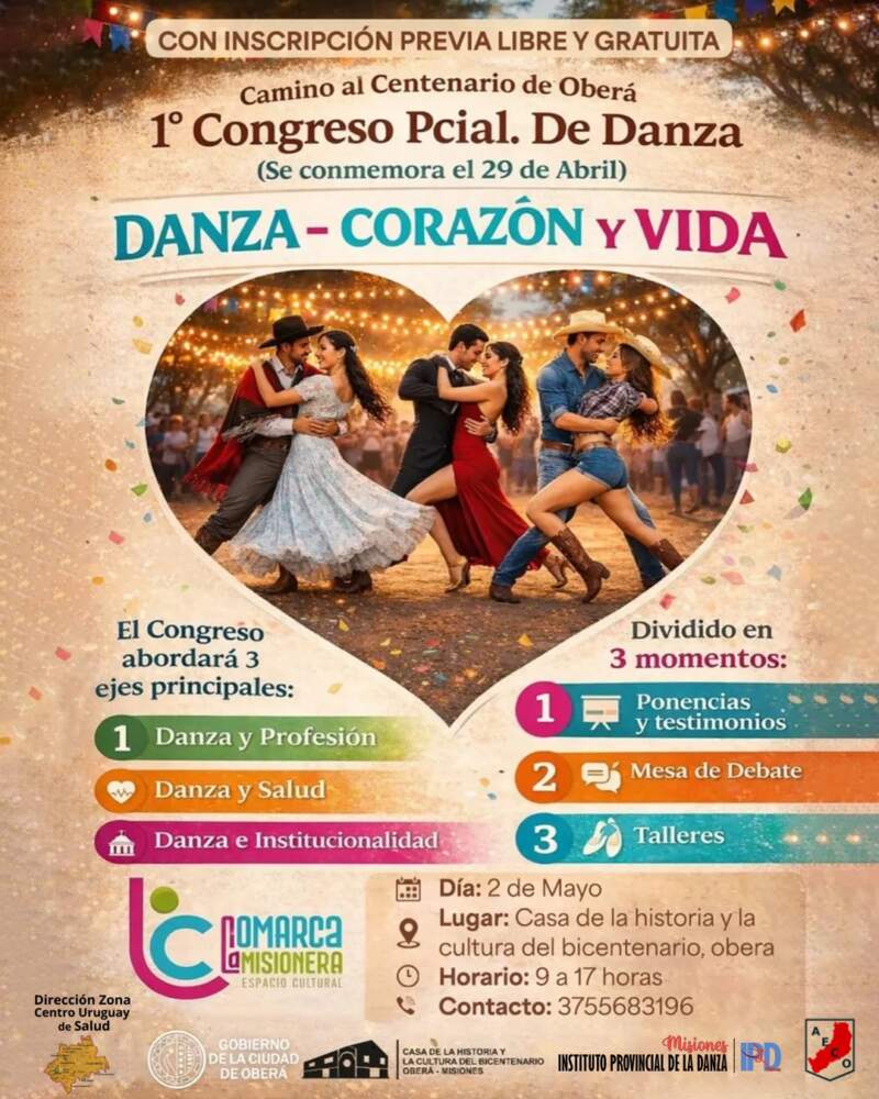 Oberá se convierte en el epicentro de la danza: Misiones lanza su primer congreso provincial con cupo casi completo y mirada profesional imagen-6