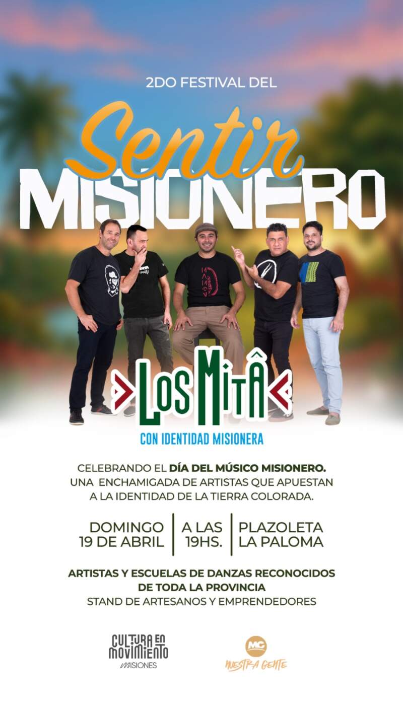 “Sentir Misionero” celebra el Día del Músico con una nueva edición en Montecarlo 3 “Sentir Misionero” celebra el Día del Músico con una nueva edición en Montecarlo imagen-2