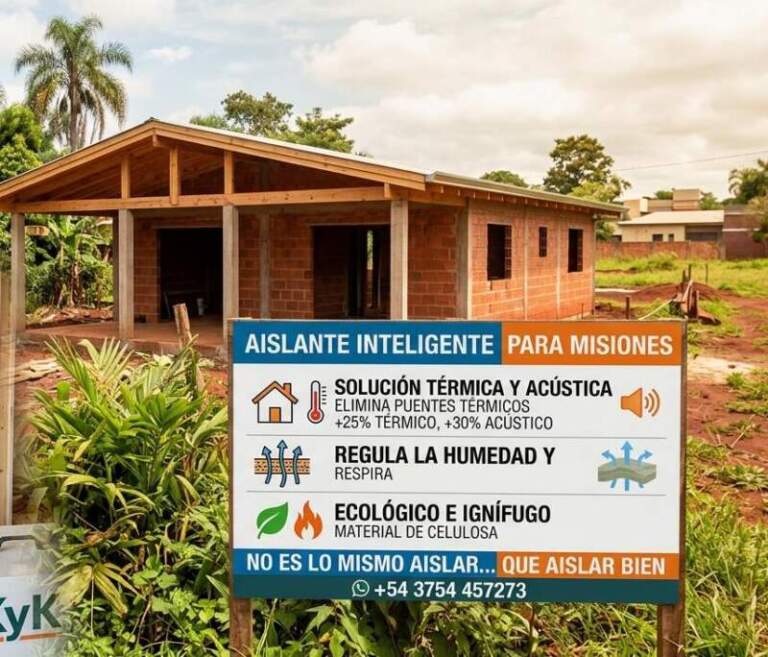 KyK apuesta al aislante inteligente y propone una solución pensada para el clima de Misiones imagen-11