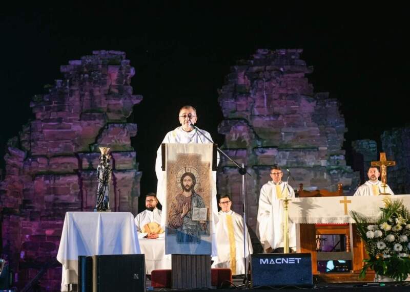 Por condiciones climáticas, la Misa Popular de las Misiones se retrasa una hora y comenzará a las 21 en San Ignacio Miní imagen-13