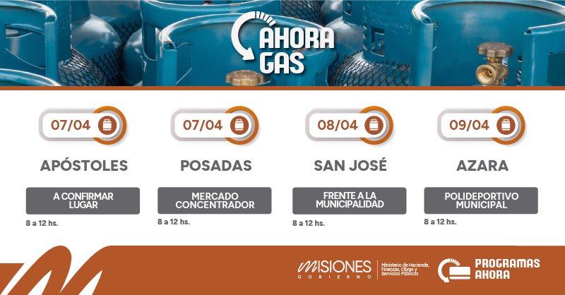 Con precio actualizado, durante abril el programa "Ahora Gas" continúa recorriendo la provincia 3 Con precio actualizado, durante abril el programa "Ahora Gas" continúa recorriendo la provincia imagen-2