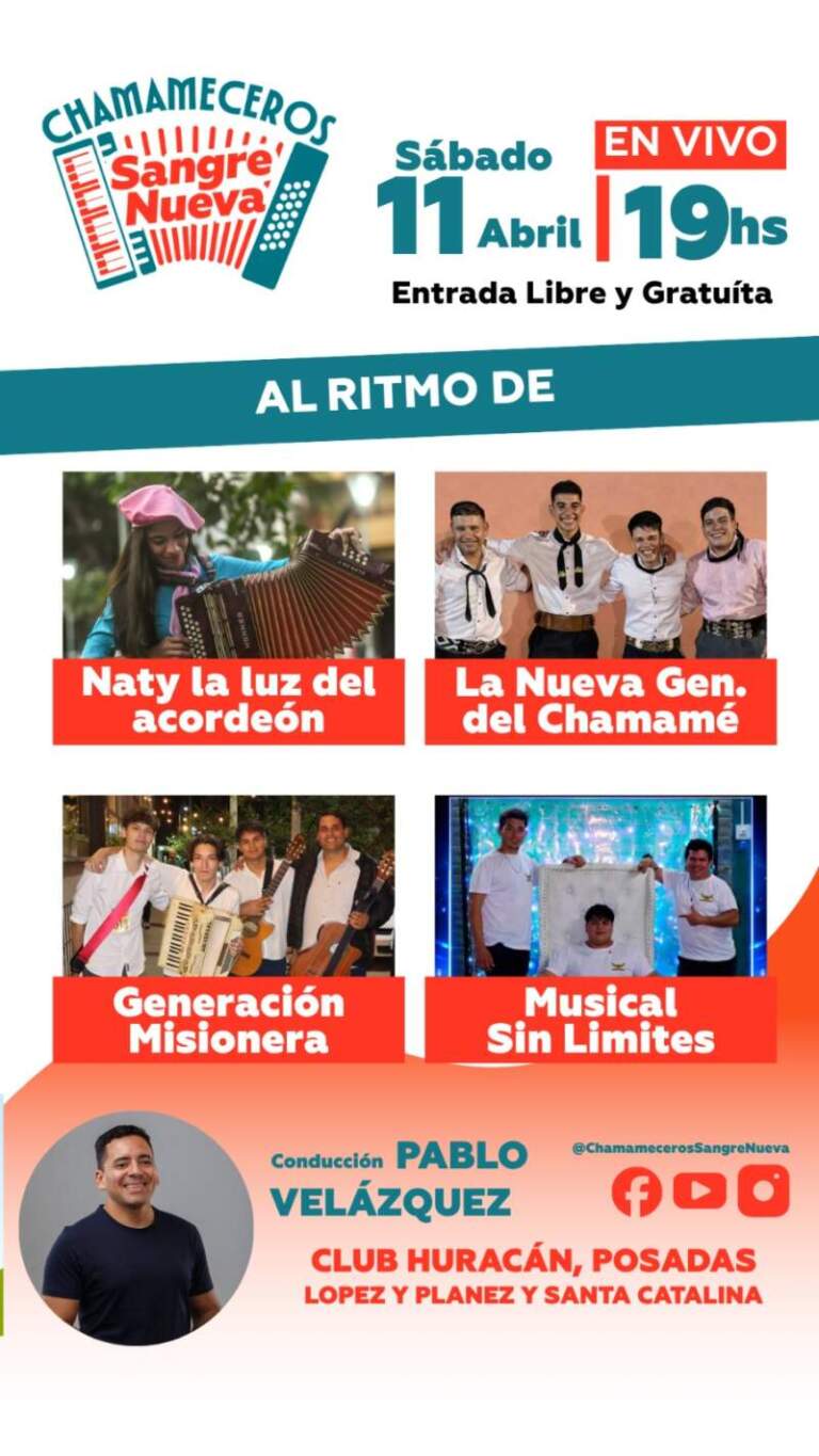 El Chamamecero Sangre Nueva regresa a sus orígenes con un reencuentro en el Club Huracán de Posadas imagen-19