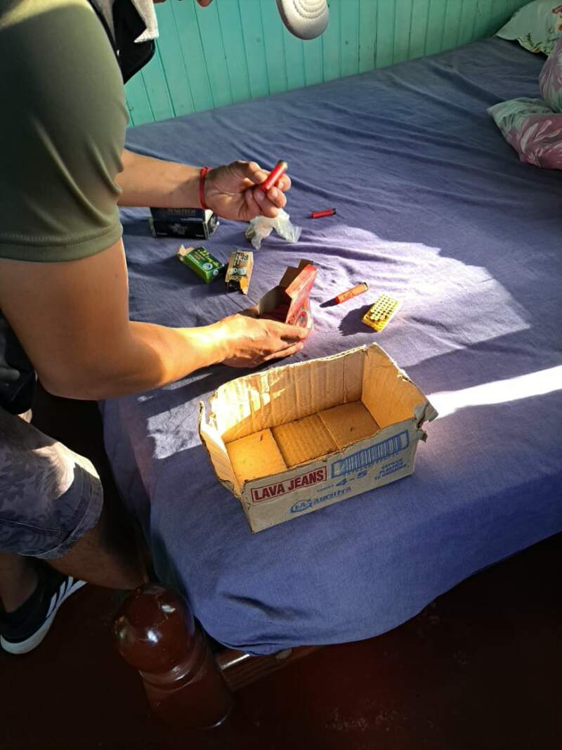 Capturan a delincuente que asaltó a una pareja de agricultores en Colonia Aurora y le secuestraron armas y municiones 7 Capturan a delincuente que asaltó a una pareja de agricultores en Colonia Aurora y le secuestraron armas y municiones imagen-6