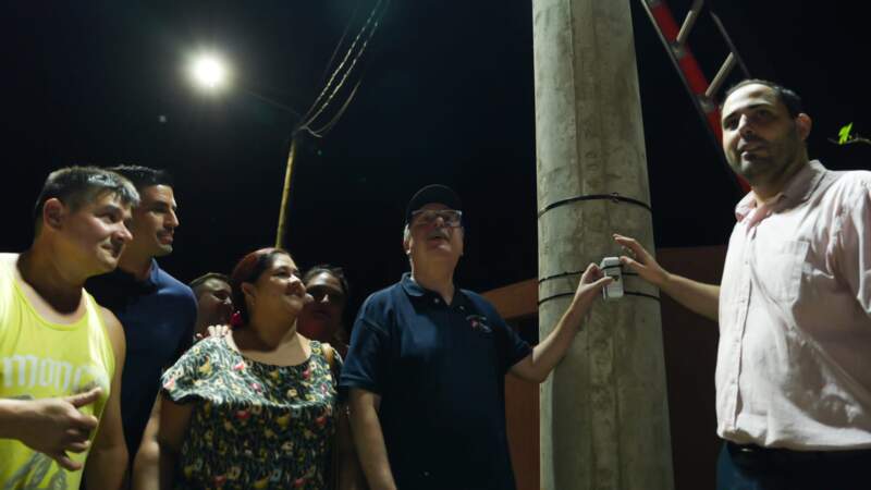 Passalacqua acompañó la puesta en marcha del nuevo sistema de iluminación en la ruta 4 Passalacqua acompañó la puesta en marcha del nuevo sistema de iluminación en la ruta 4 imagen-6