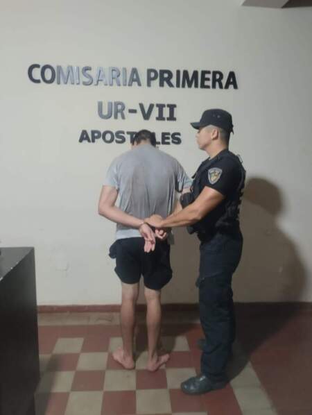 Apóstoles: detuvieron a un delincuente por intento de robo tras ingresar a una vivienda imagen-5