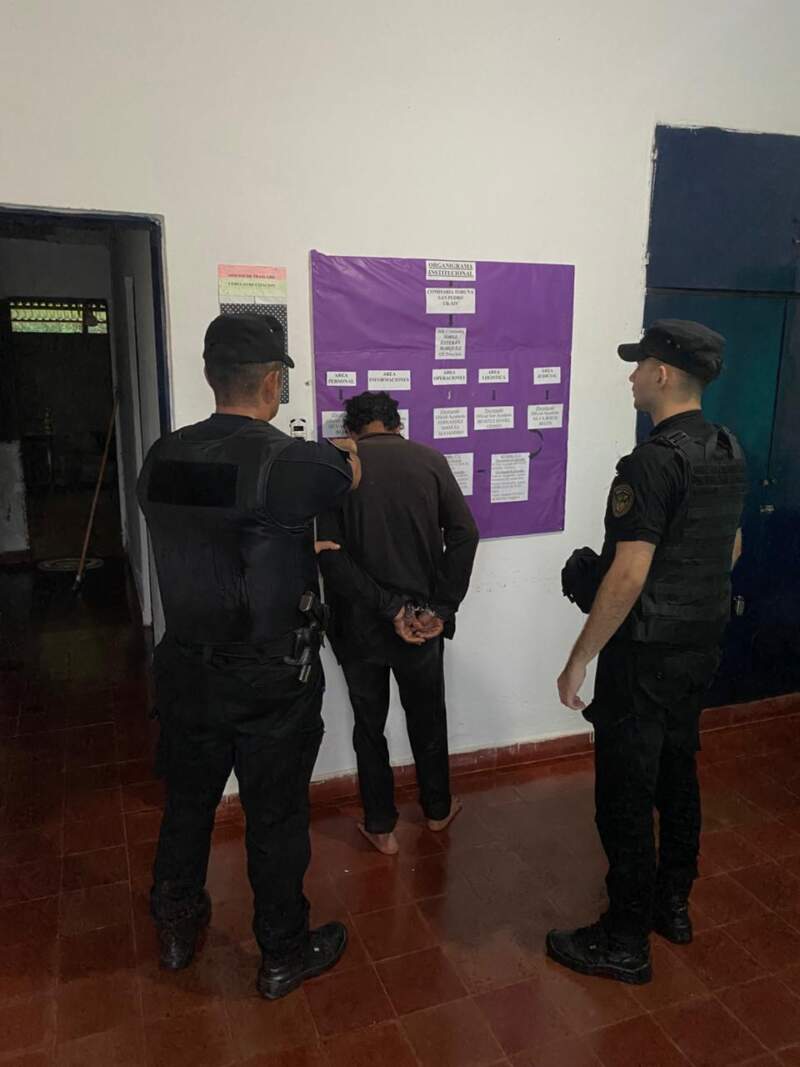 Detuvieron a un prófugo por abuso sexual y resguardaron a cuatro menores tras un operativo en zona rural de San Pedro imagen-2