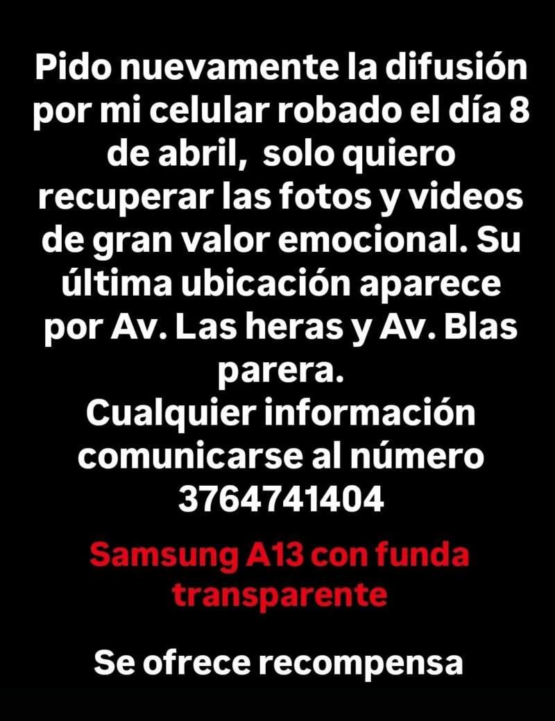 A dos años de la tragedia: la madre de Luca Ceballos, fallecido tras impacto vehicular en la costanera, quiere recuperar fotos de celular extraviado imagen-2