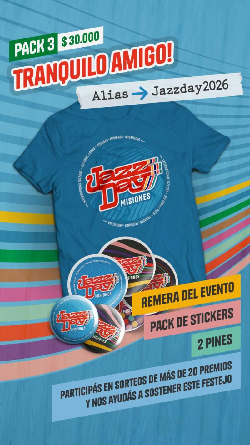 Misiones vibra al ritmo del Jazz Day con una nueva edición en el Centro Cultural Vicente Cidade 7 Misiones vibra al ritmo del Jazz Day con una nueva edición en el Centro Cultural Vicente Cidade imagen-6