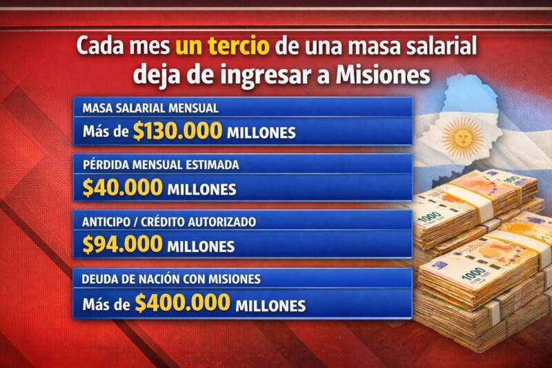 Los $94 mil millones pedidos no alcanzan para cubrir una masa salarial mensual imagen-12