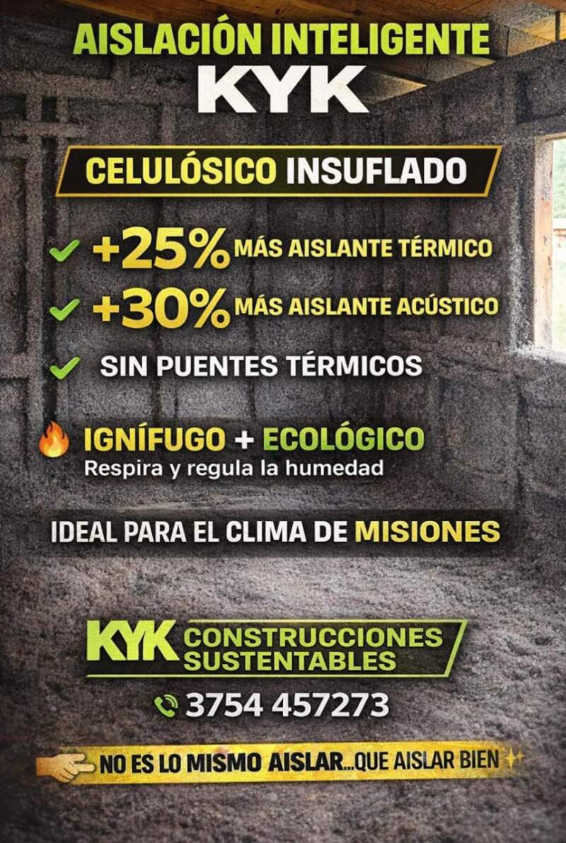 KyK apuesta al aislante inteligente y propone una solución pensada para el clima de Misiones 3 KyK apuesta al aislante inteligente y propone una solución pensada para el clima de Misiones imagen-2
