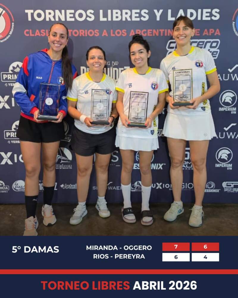 Pádel: más de 90 parejas animaron la segunda fecha del campeonato puntuable imagen-2