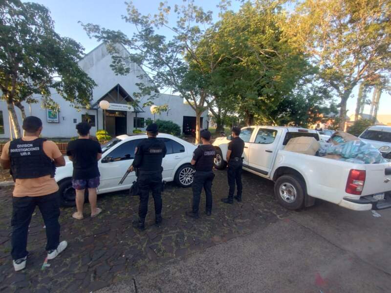 Chocó, amenazó y huyó: lo rastreó el 911 y cayó con contrabando millonario en su casa imagen-15