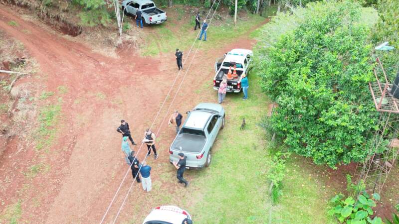 Operativo por presunto maltrato animal en Guaraní: rastrillaron dos chacras y no hallaron indicios imagen-8