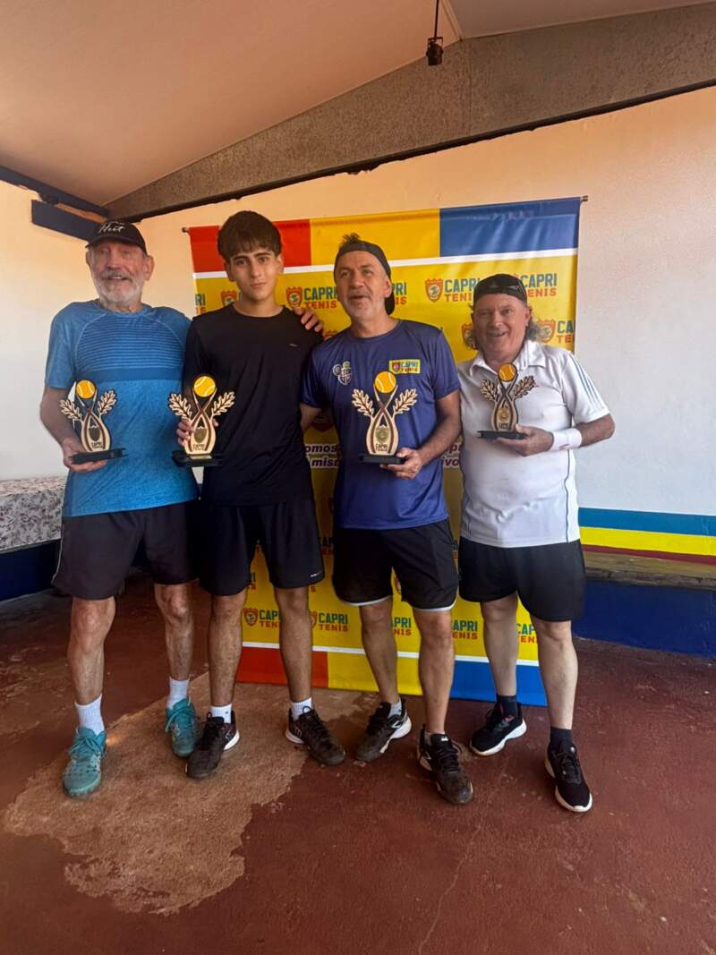 Club Capri con balance positivo del torneo de tenis, mayor participación femenina y agenda para lo que viene imagen-12