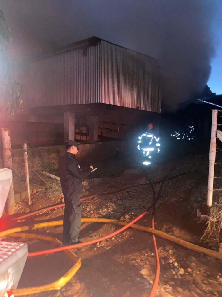 Sofocaron un principio de incendio en un secadero sobre la Ruta Nacional 14 imagen-8