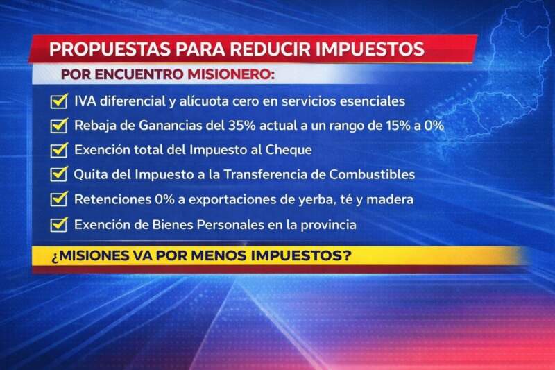 Del IVA al ITC: la batería de medidas que se impulsa para Misiones imagen-2