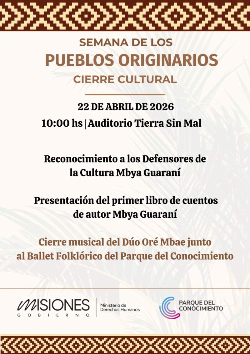 Invitan al acto de cierre cultural de la Semana de los Pueblos Originarios imagen-2