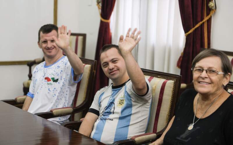 Passalacqua recibió a los hermanos Kleike, referentes del Judo inclusivo misionero imagen-2