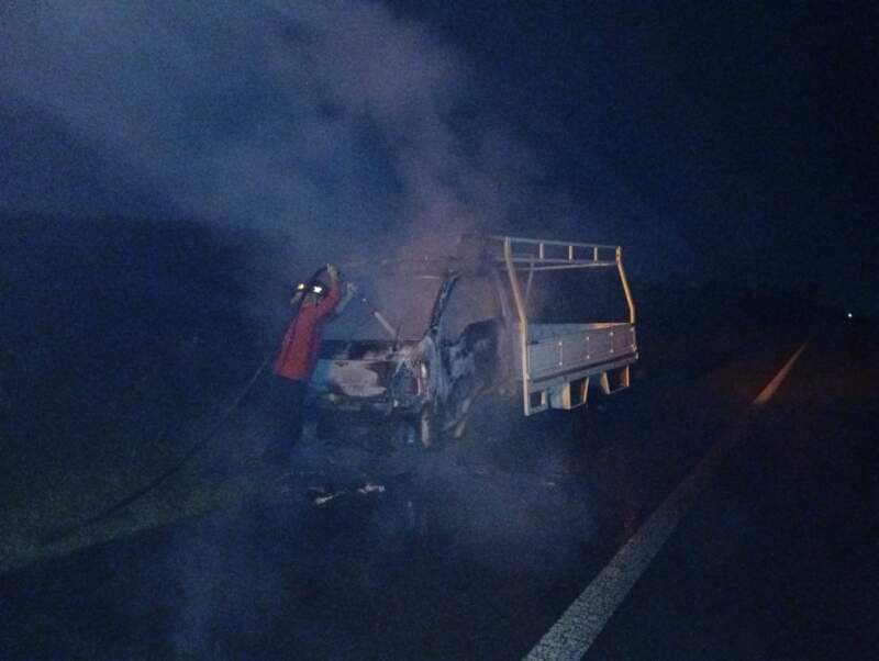 Se incendió un camión en Posadas y fue controlado por bomberos imagen-4