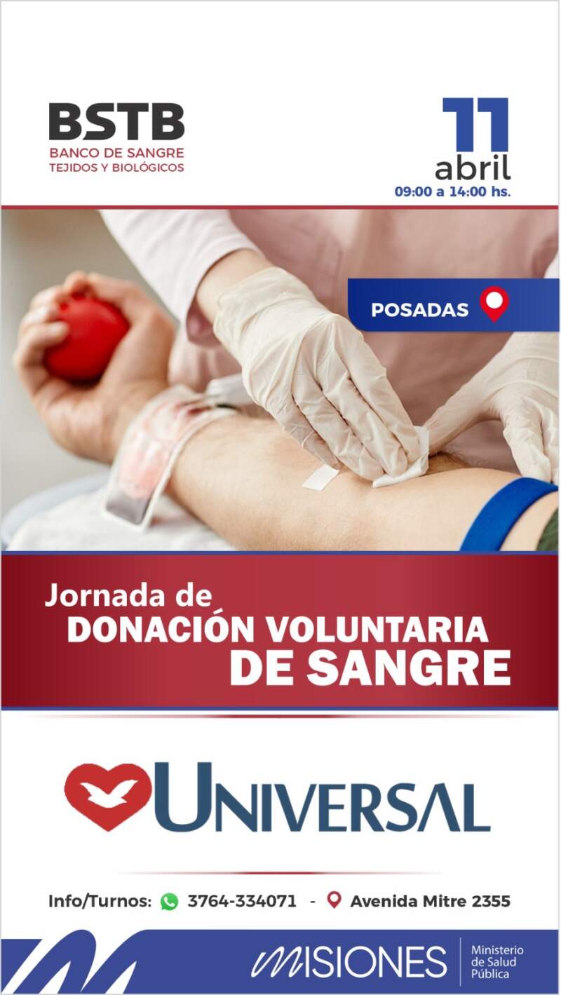 Frente a la demanda sanitaria, el Banco de Sangre intensifica colectas en la provincia imagen-1