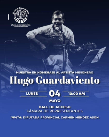 Invitan a la muestra en homenaje al artista misionero Hugo Guardaviento imagen-11