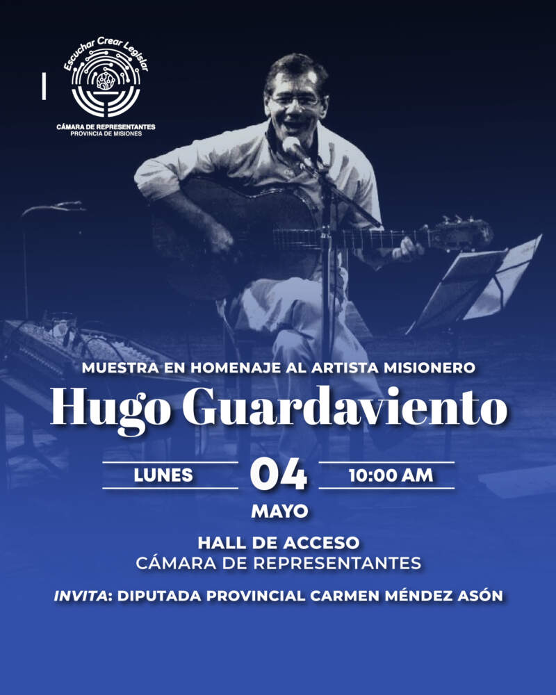 Invitan a la muestra en homenaje al artista misionero Hugo Guardaviento imagen-12