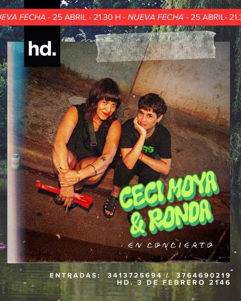 Ceci Moya y Ronda, al frente de un fin de semana que cruza canción y cultura urbana en Posadas imagen-2