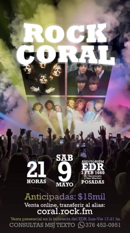 Una noche épica: los clásicos de Queen, The Beatles y ABBA vuelven en versión coral a Posadas imagen-11